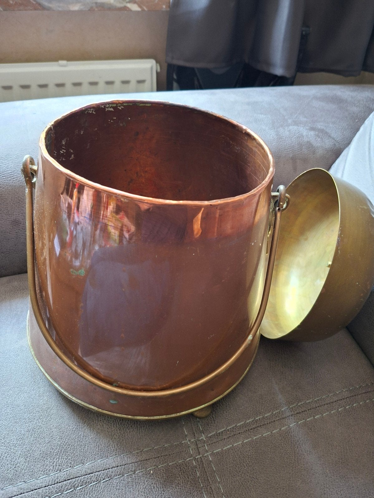 Ketel koper, Antiek en Kunst, Antiek | Koper en Brons, Ophalen