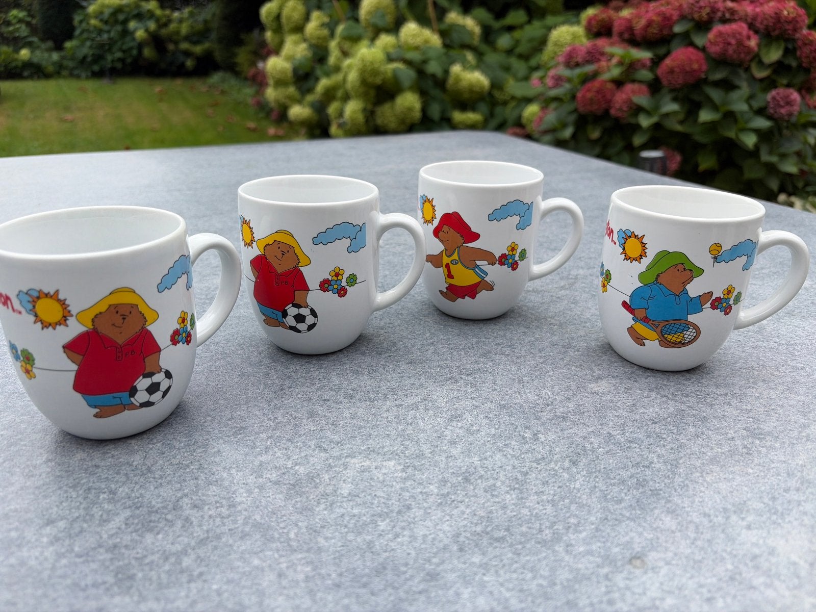 Set van 4 Paddington Beer mokken - Vintage servies, Gebruikt, Overige merken, Keramiek, Vintage