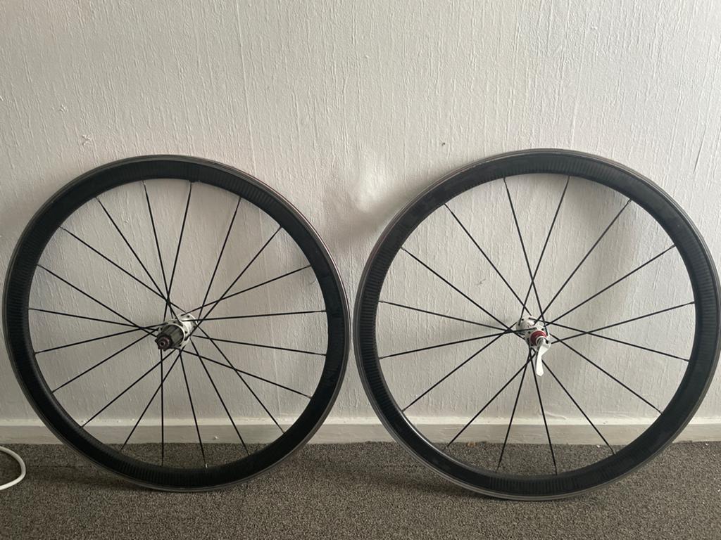 Campagnolo Prodigy aluminium/carbon racefiets wielen 28 inch, Overige merken, 28 inch, Gebruikt, Carbon
