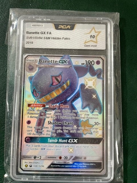 benette gx fa sv61/sv94 s&m hidden fates 2019 pca 10, Ophalen of Verzenden, Nieuw