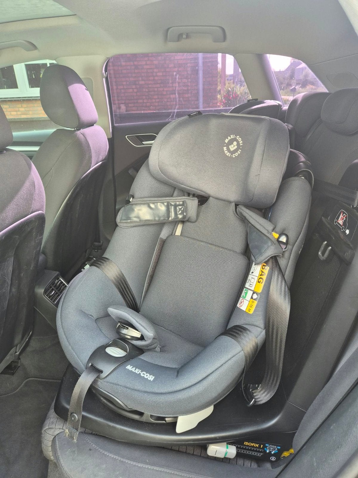 Tweemaal Maxi-Cosi AxissFix 360 draaibaar, Ophalen, 0 t/m 18 kg, Zo goed als nieuw, Isofix