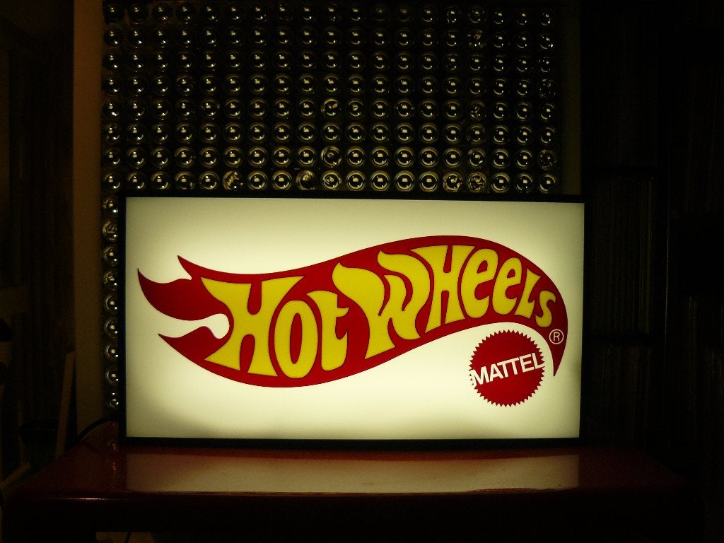 Hot Wheels Licht Display in opdracht van Mattel, Ophalen of Verzenden, Gebruikt