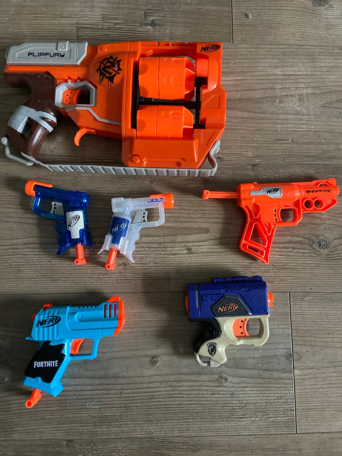 Grote Nerf Blaster Collectie - 5 Blasters, Ophalen, Gebruikt, Jongen of Meisje
