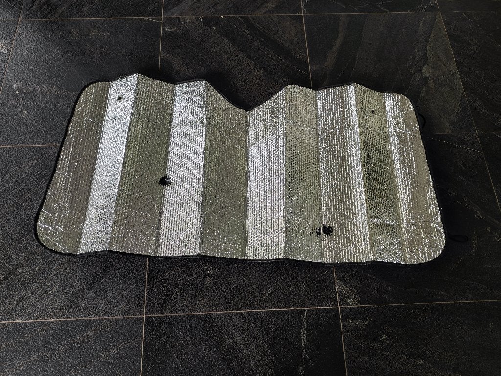 Zonwering voor voorruit auto 69x145cm, Ophalen of Verzenden, Zo goed als nieuw