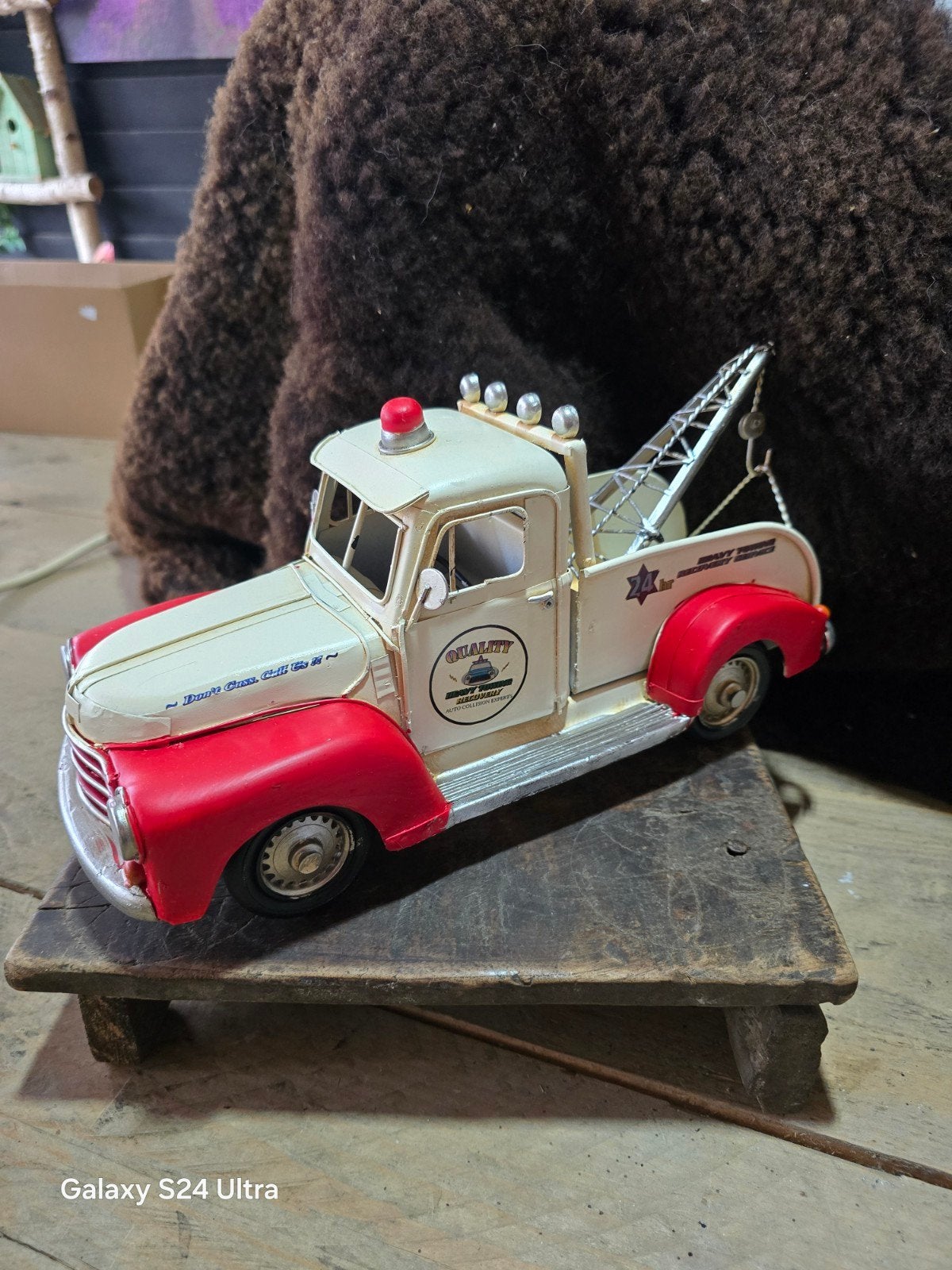 F7 > Takelwagen Ijzeren zelfgemaakte 33x12x15, Ophalen of Verzenden