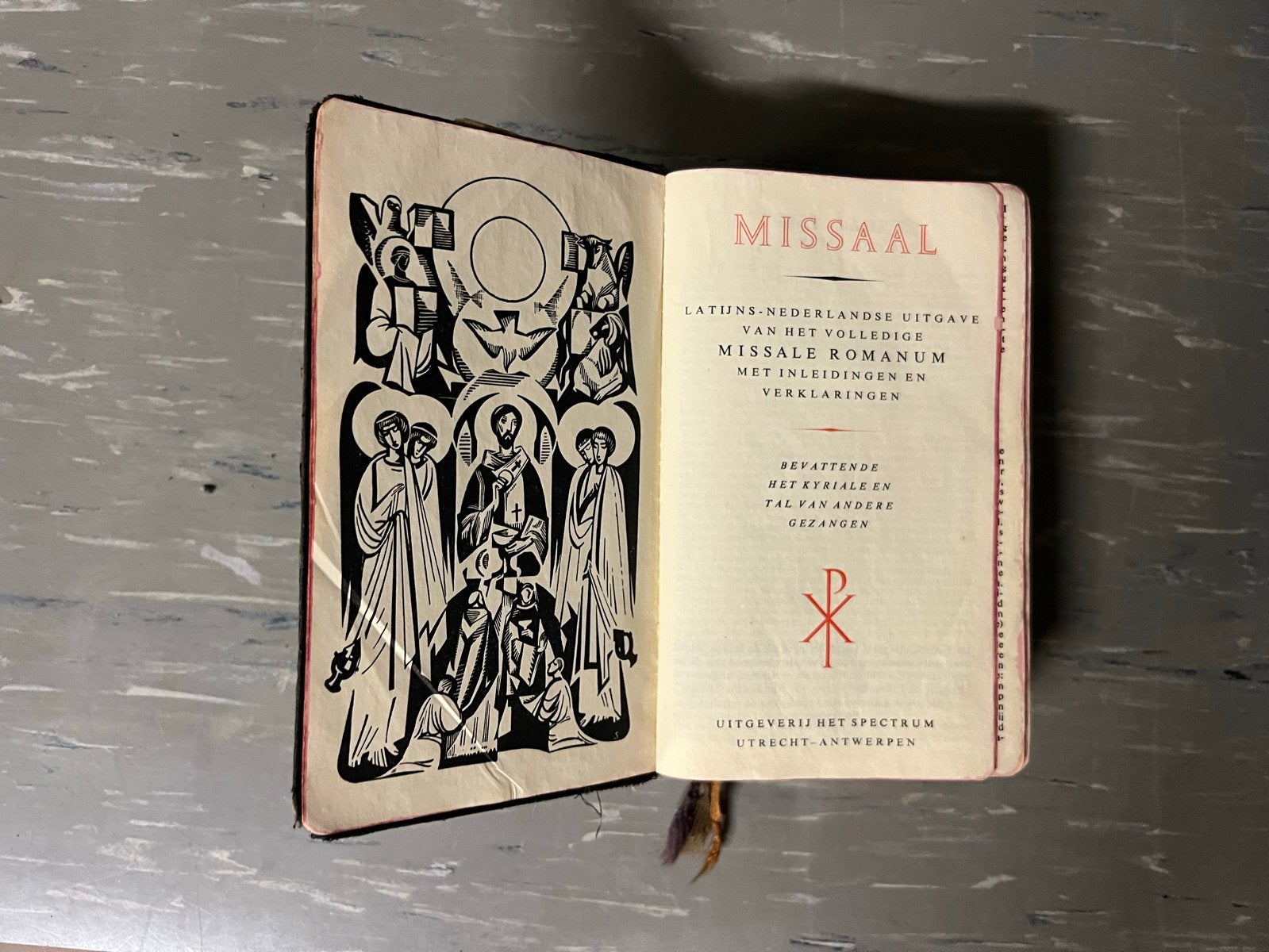 Oud Missaal - Nederlands-Latijnse uitgave, Antiek en Kunst, Ophalen of Verzenden