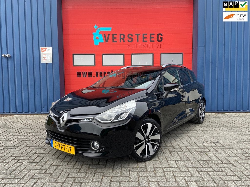 Renault Clio Estate 0.9 TCe Night&Day |2e eig|Trekhaak|Navi|, Auto's, Renault, Voorwielaandrijving, Stof, Zwart, Zwart