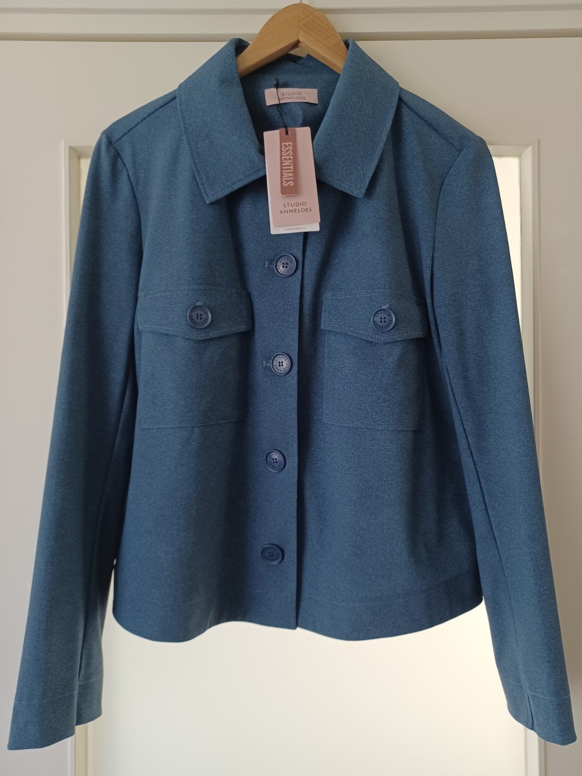Studio Anneloes Claire Denim Jacket Travel Heavy L, Studio Anneloes, Blauw, Maat 42/44 (L), Nieuw