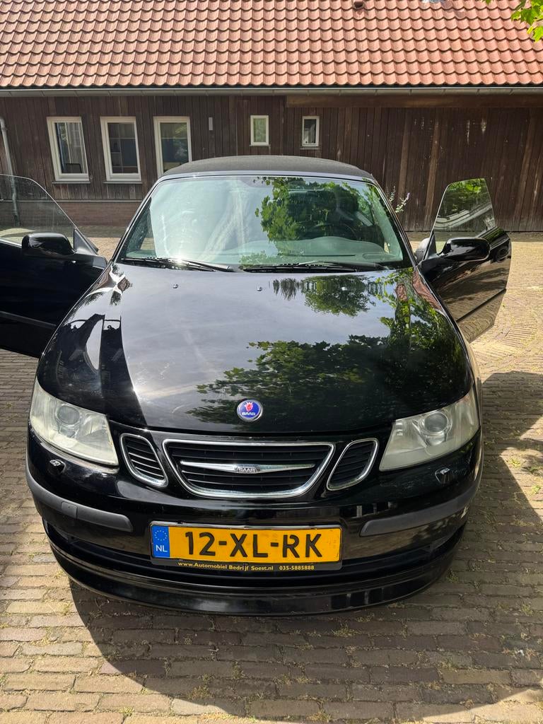 Saab 2005 Zwart, 1998 cc, Cabriolet, 4 stoelen, Zwart