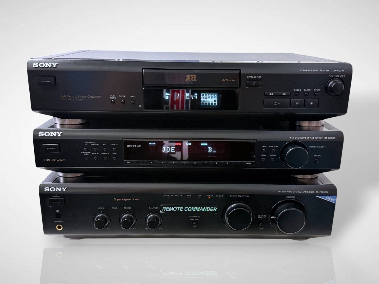 Sony Stereo Set Compleet met 2 Afstandsbedieningen, Gebruikt, Sony, Sony, Sony
