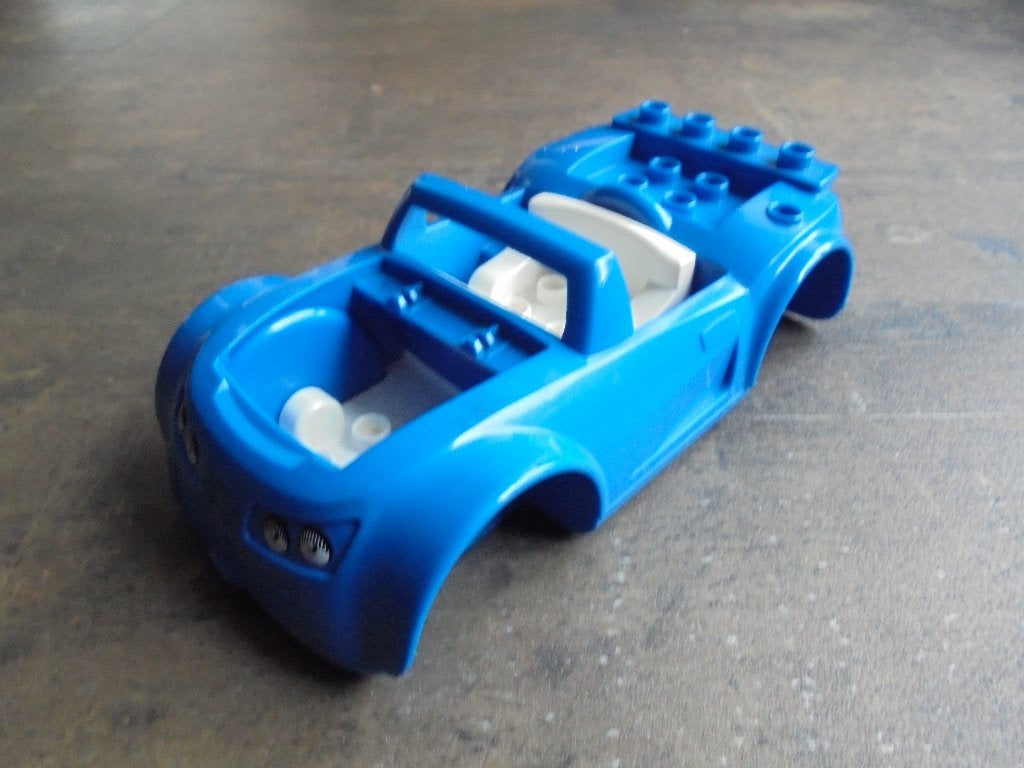 Lego Duplo Toolo Car Chassis (zie foto's) 3, Ophalen of Verzenden, Gebruikt, Losse stenen, Duplo