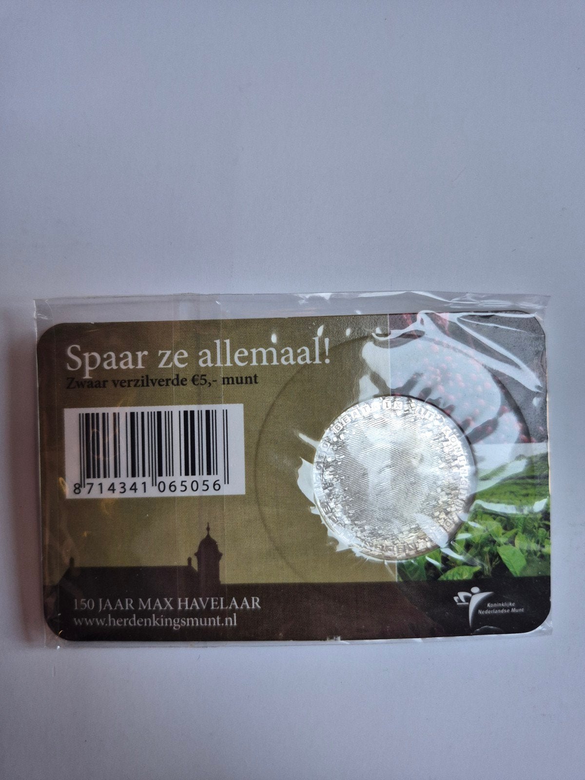 Max Havelaar Vijfje - Officiële Herdenkingsmunt 2010, Postzegels en Munten, Munten | Nederland, Ophalen of Verzenden, Euro's, Losse munt