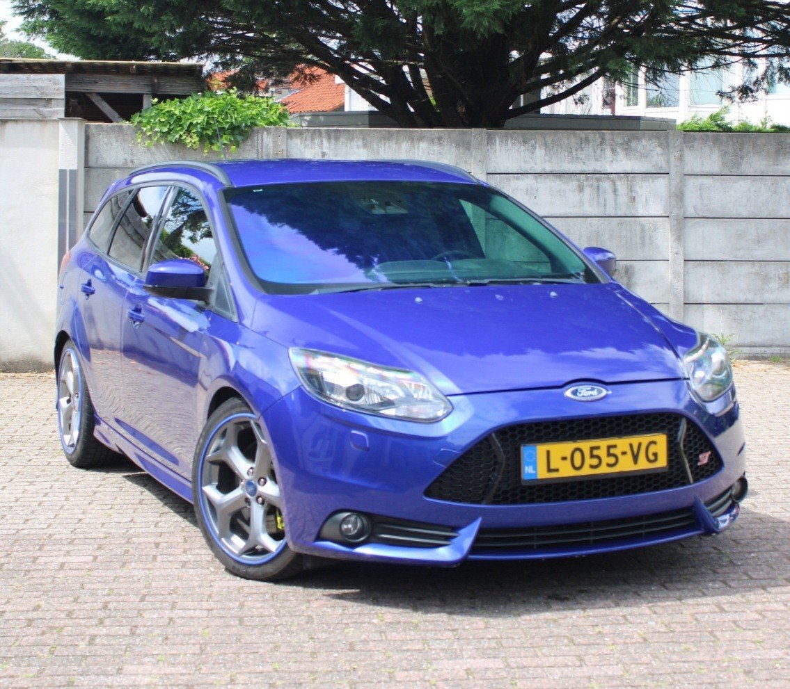 Ford Focus st 2.0 2012, 4 cilinders, Blauw, Leder en Stof, Stationwagon