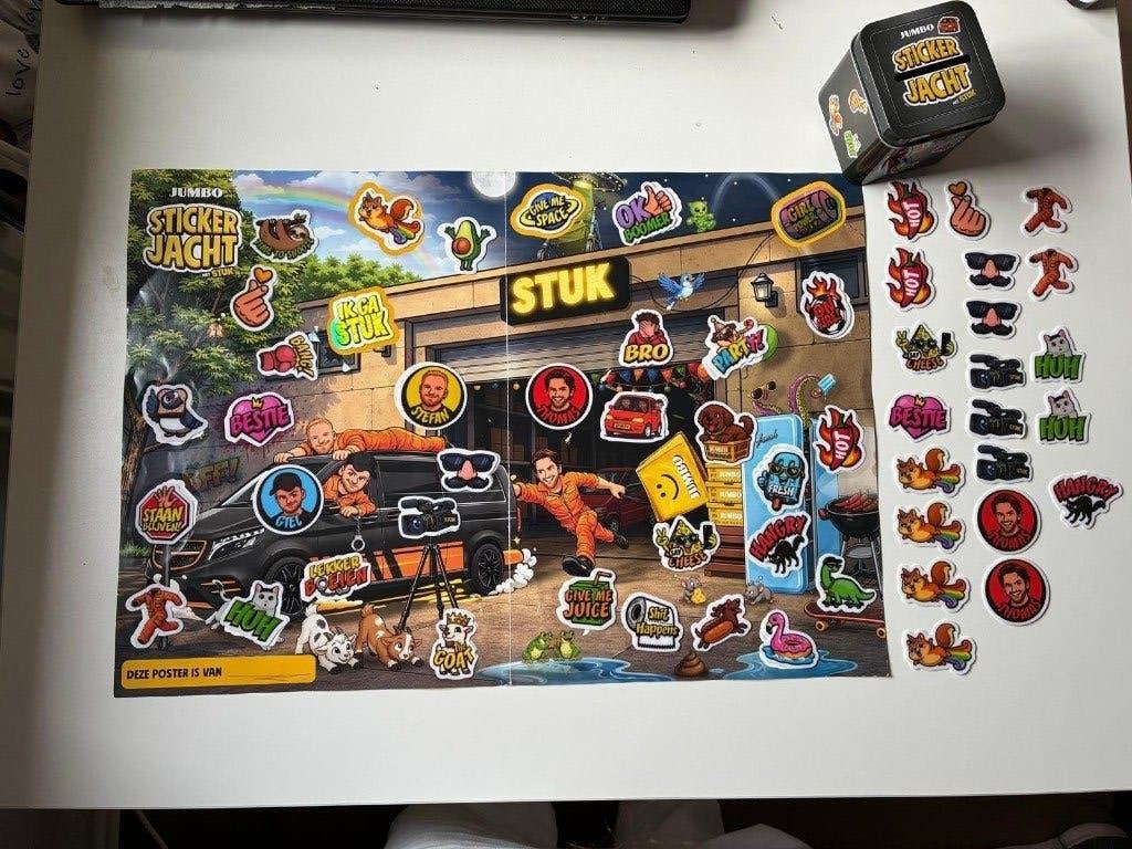 Stickerjacht Stuk TV (Jumbo), Jumbo, Ophalen of Verzenden