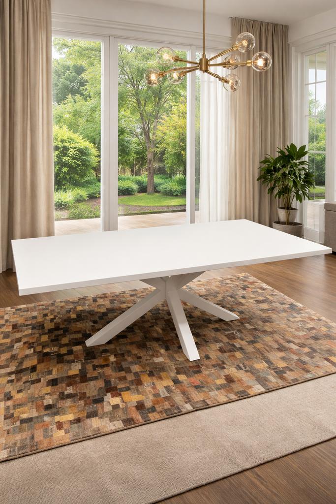 Tafel 200x100cm, Ophalen, Zo goed als nieuw, Rechthoekig, 50 tot 100 cm