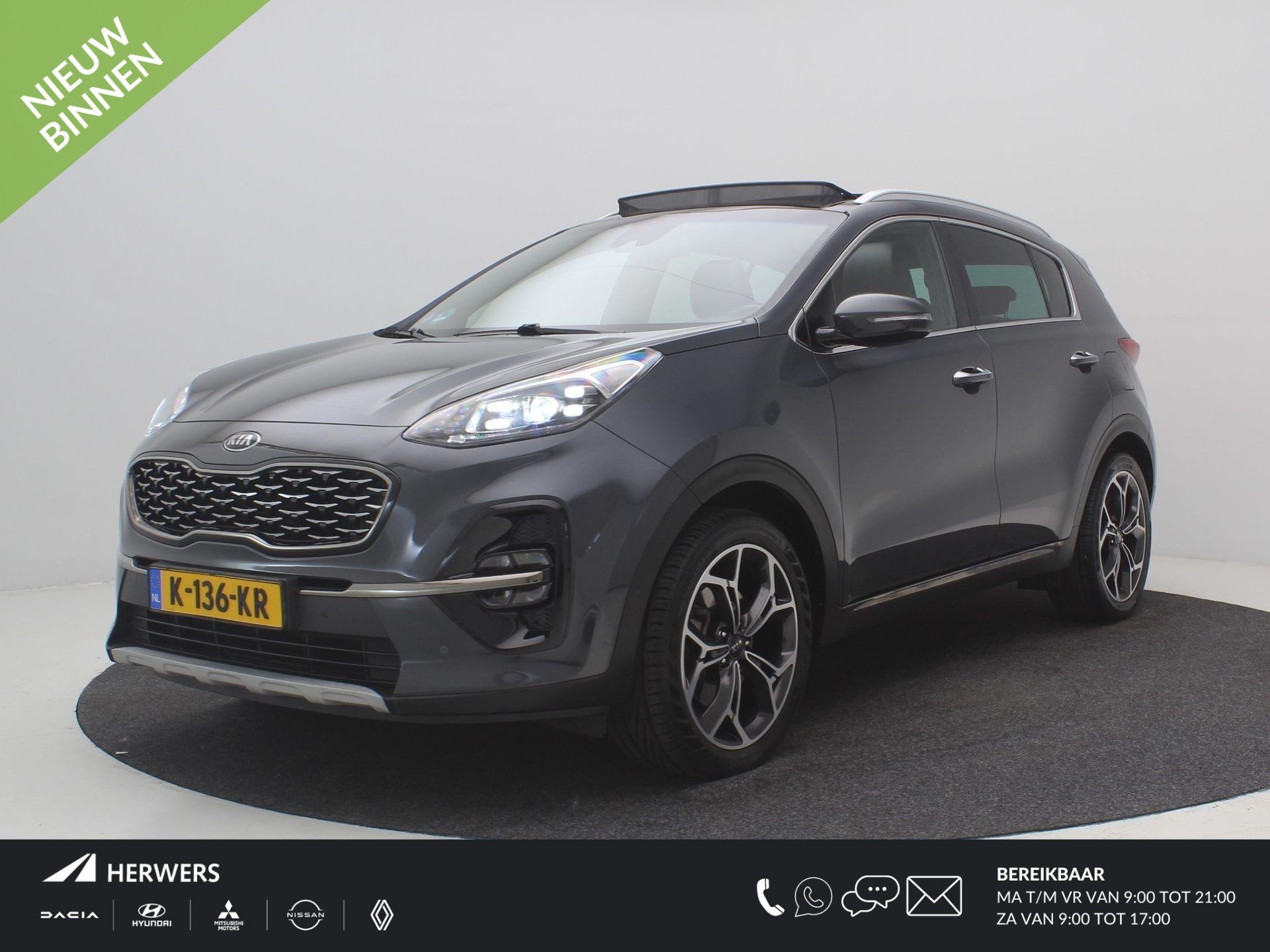Kia Sportage 1.6 T-GDI GT-Line / Dealer Onderhouden / 7 Jaar, Auto's, Gebruikt, 4 cilinders, 1600 kg, 177 pk