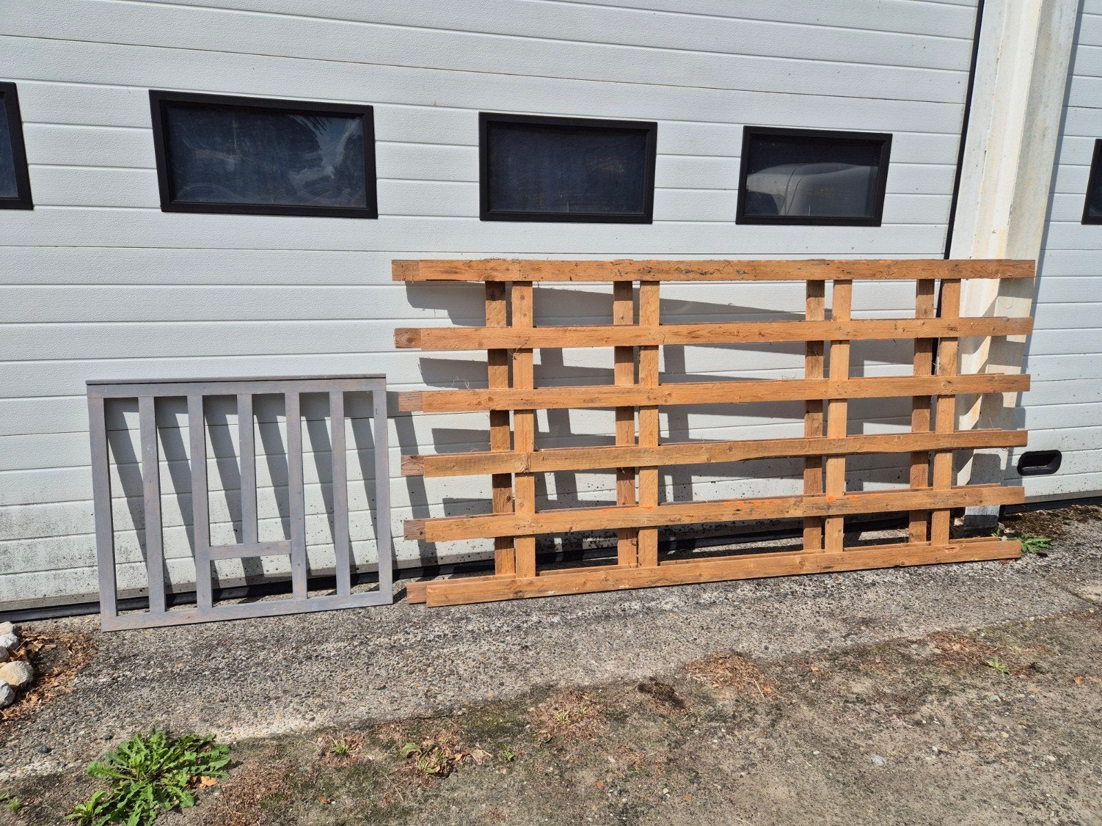 hek hout afscheiding, Tuin en Terras, Tuinhekken en Hekwerk, Ophalen, Hout, Tuinhek