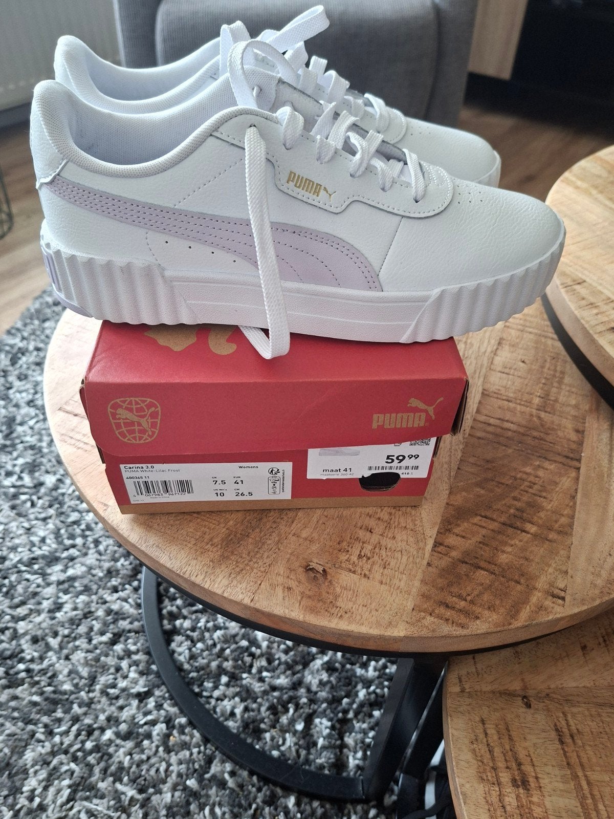 Nieuwe Puma sneakers maat 41, Puma, Wit, Nieuw, Ophalen of Verzenden