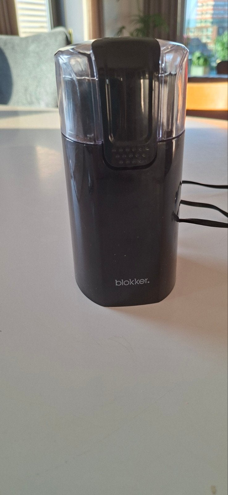 Blokker Koffiemolen - Zwart, Ophalen of Verzenden, Zo goed als nieuw, Koffiemachine, Koffiebonen