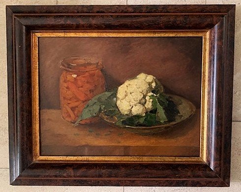 Bloemkool en worteltjes ca. 1925 - L.J. Akkeringa 1893-1959, Ophalen of Verzenden