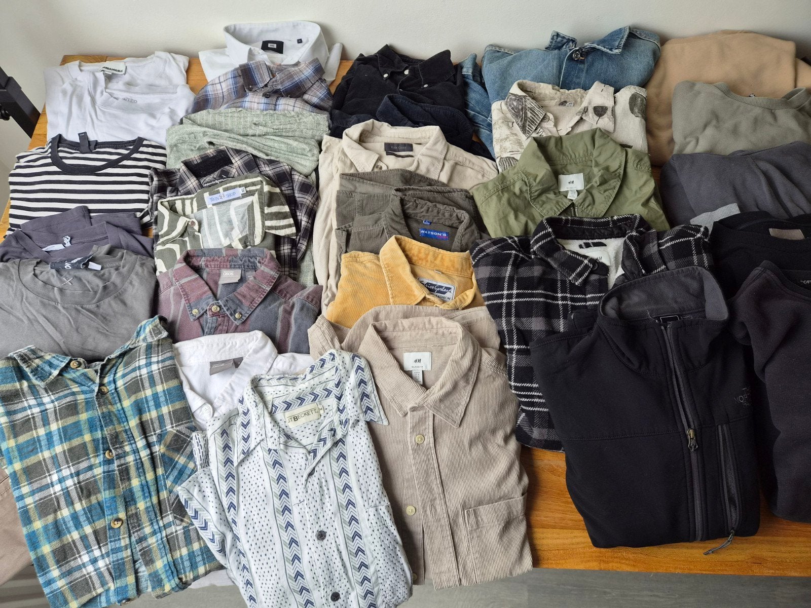Kledingbundel heren maat M/L, Ophalen, Gedragen, Diverse merken