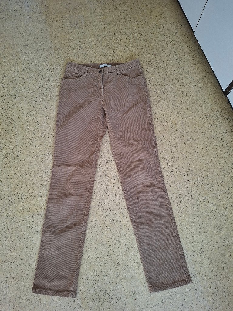 broek, rib BRAX, Maat 38/40 (M), Bruin, Lang, Gedragen