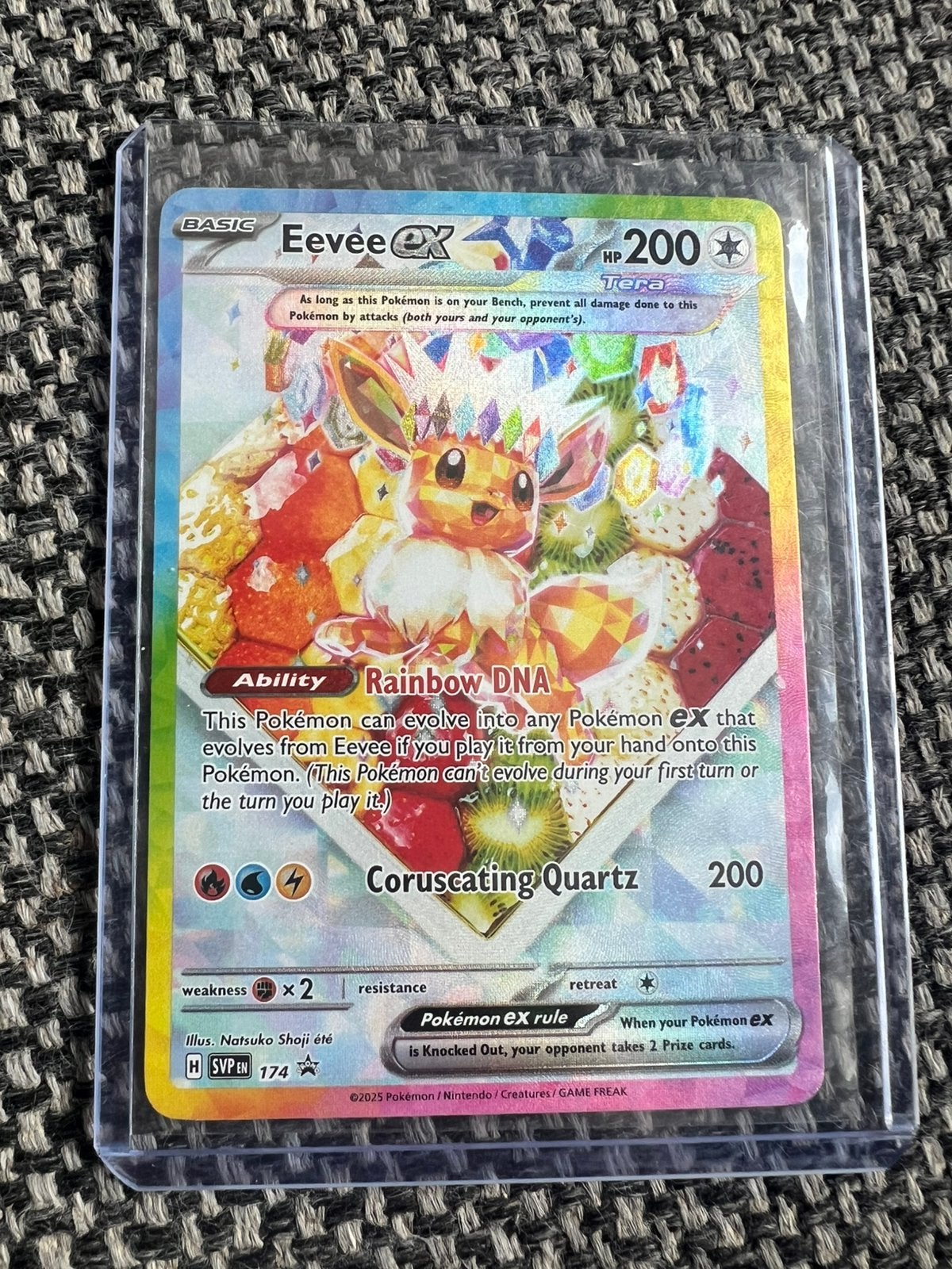 Eevee SVP 174 Black Star Promo - Pokémon, Ophalen of Verzenden, Zo goed als nieuw