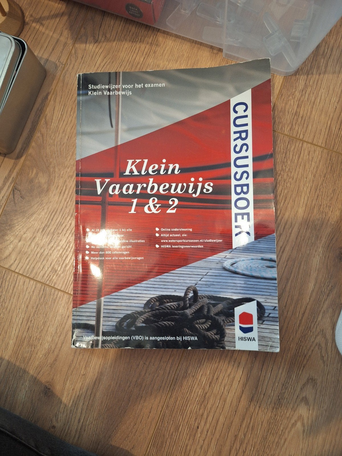 Cursusboek Klein Vaarbewijs 1 & 2 - HISWA, Ophalen of Verzenden, Gelezen, Overige niveaus, Onbekend