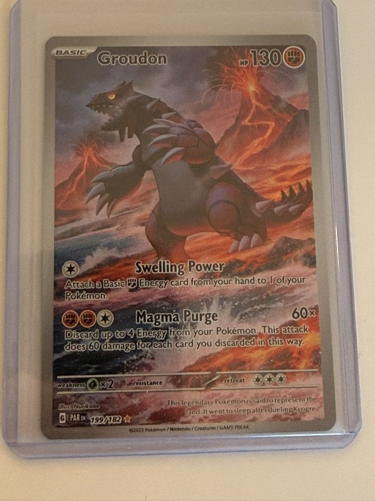 Groudon Paradox Rift 199/182 - Pokemon TCG