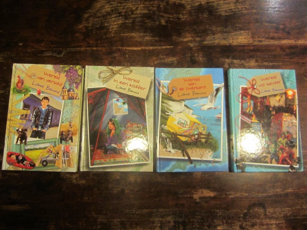 Lianne Biemond 4x Wereld serie Verschil/overkant/gevaar/koff, Ophalen of Verzenden, Zo goed als nieuw, Fictie algemeen