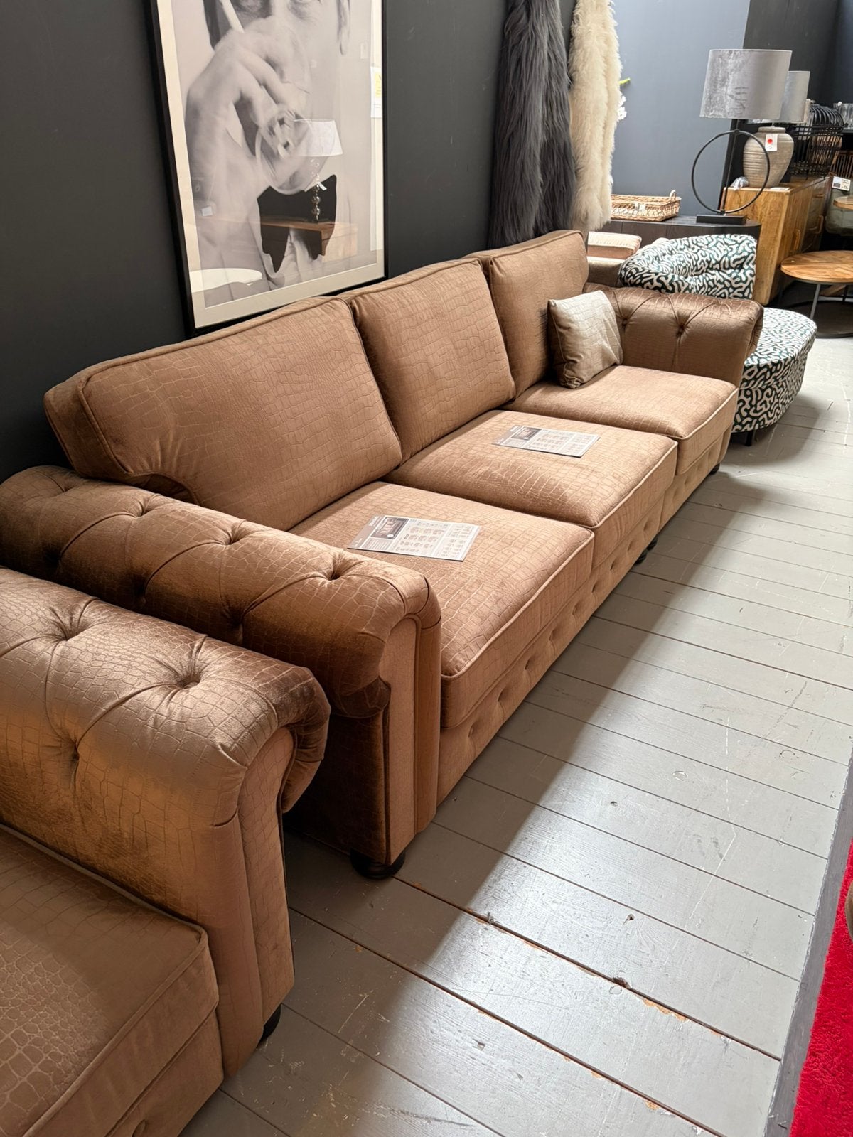 Velvet4 zits bank San Remo UrbanSofa.- direct leverbaar, Ophalen, Nieuw, Stof