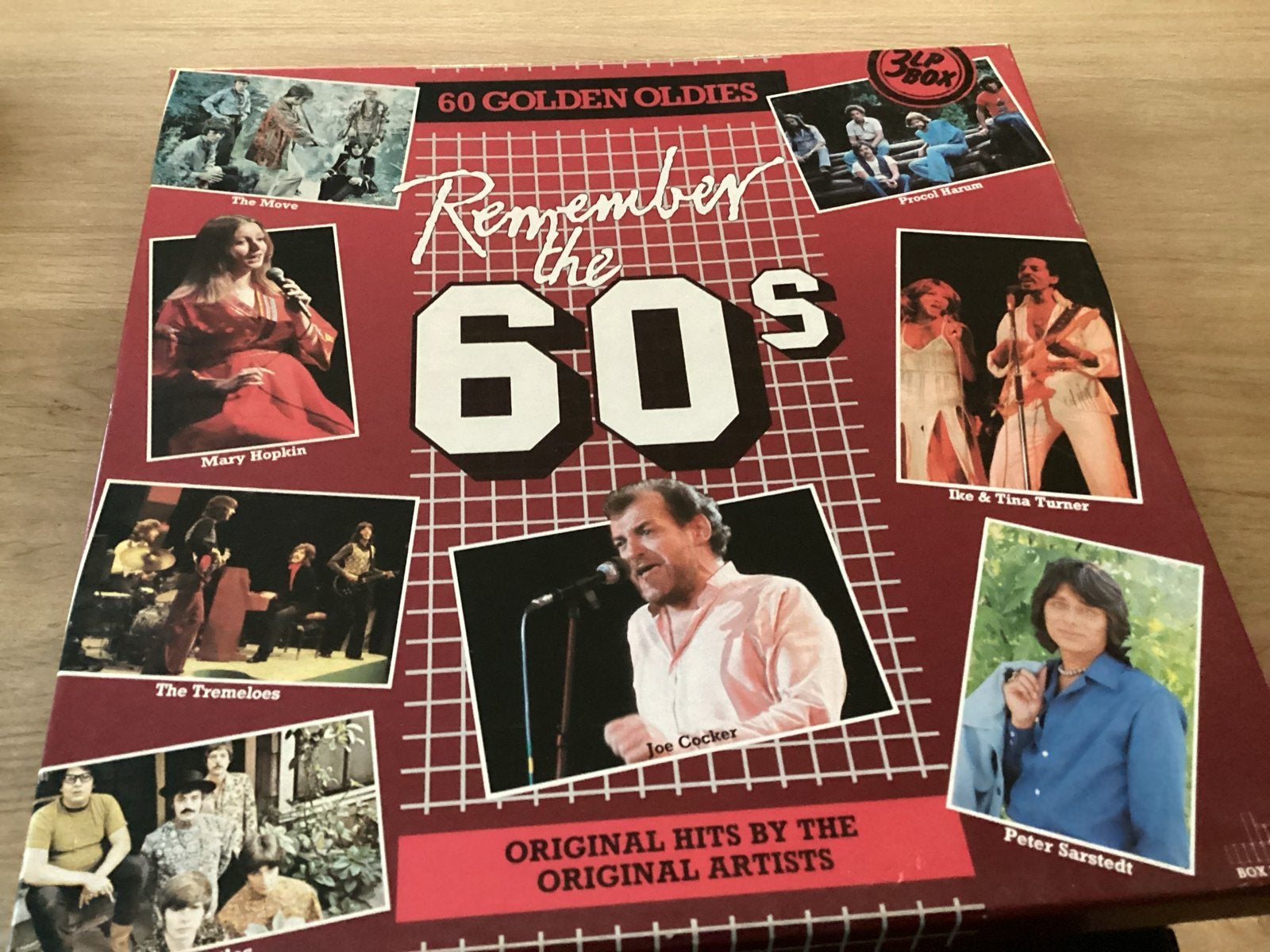 2 LP's Remember the 60's - 60 Golden Oldies (Originele Artis, Gebruikt, Overige genres, Ophalen of Verzenden, Complilatie