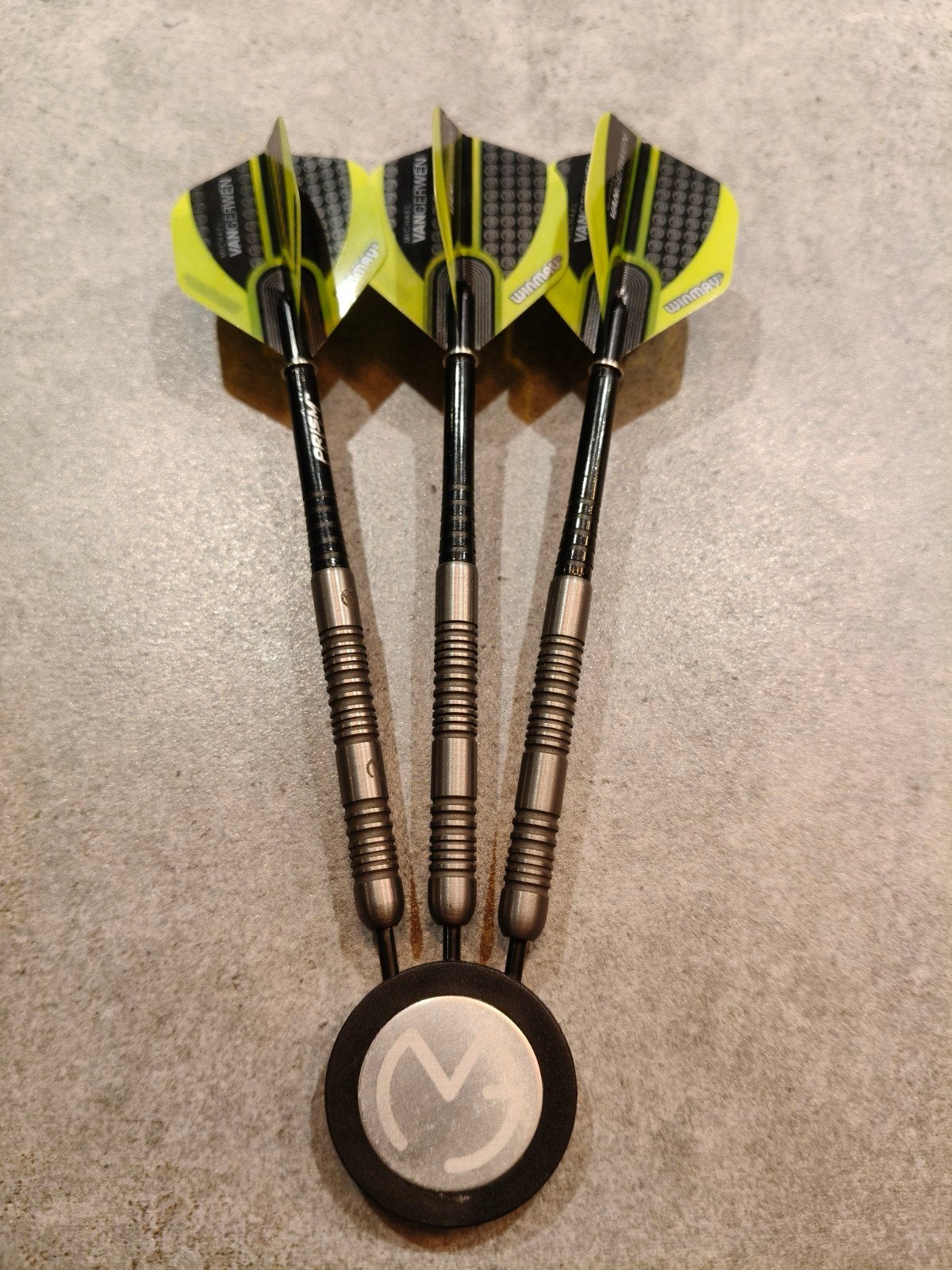 Winmau Michael van Gerwen Authentic 85% Dartpijlen MvG, Sport en Fitness, Darts, Ophalen of Verzenden, Zo goed als nieuw, Pijlen