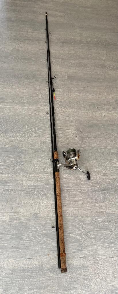 karperhengel + Shimano Exage 4000 molen, Watersport en Boten, Hengelsport | Algemeen, Ophalen, Gebruikt, Werphengel