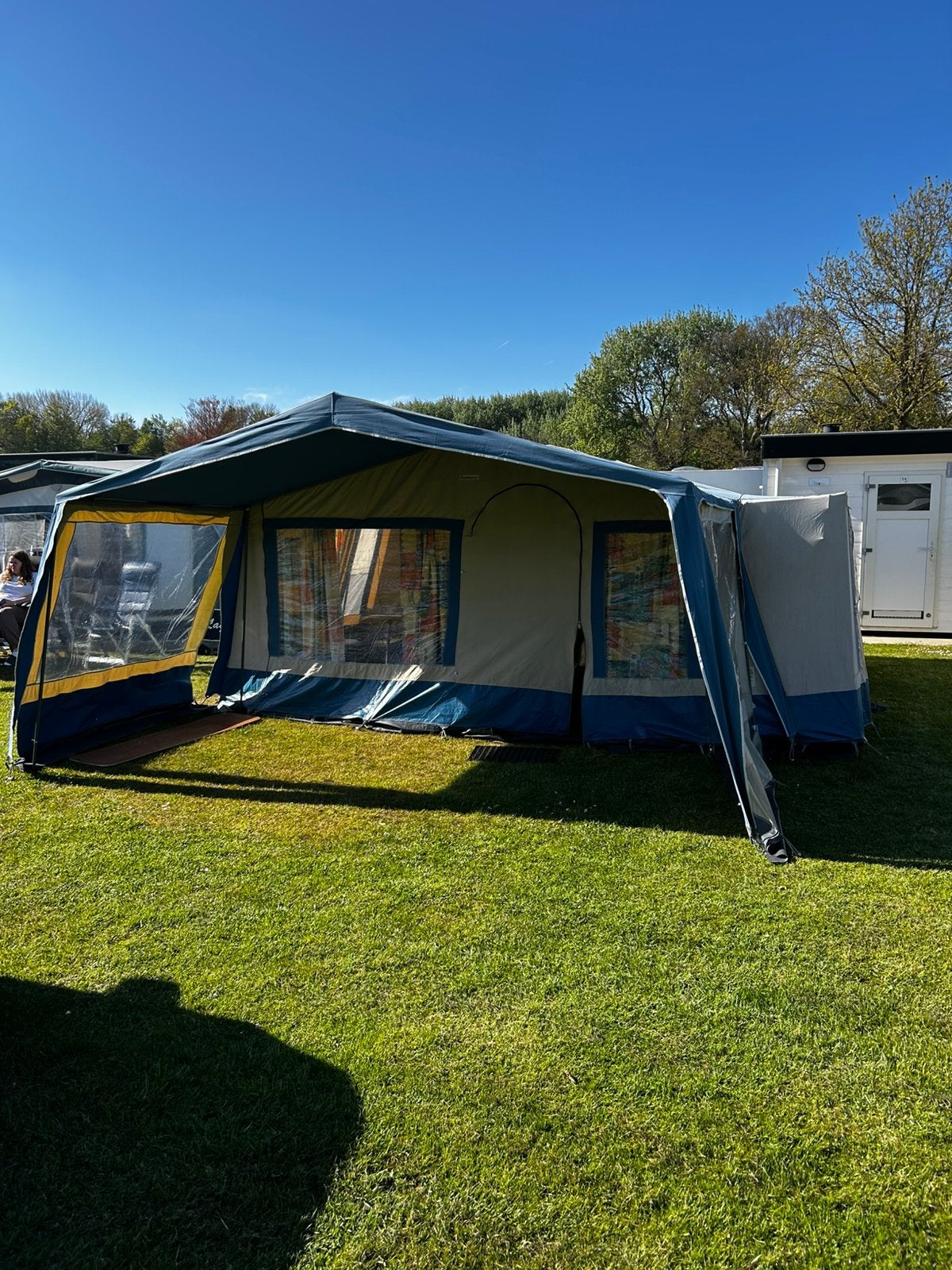 Vouwwagen Roadmaster S - 4 tot 8 personen, Caravans en Kamperen, Vouwwagens, Blauw, Aanwezig, Meer dan 6, Ophalen
