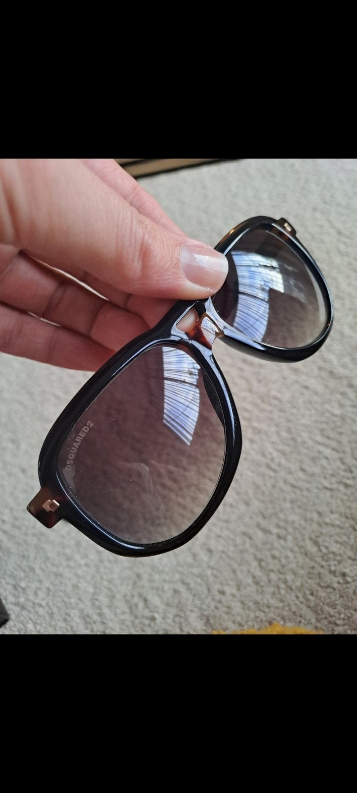 Dsquared2 Pilot Bril - Bruin Zwart - Zo goed als nieuw, Ophalen of Verzenden