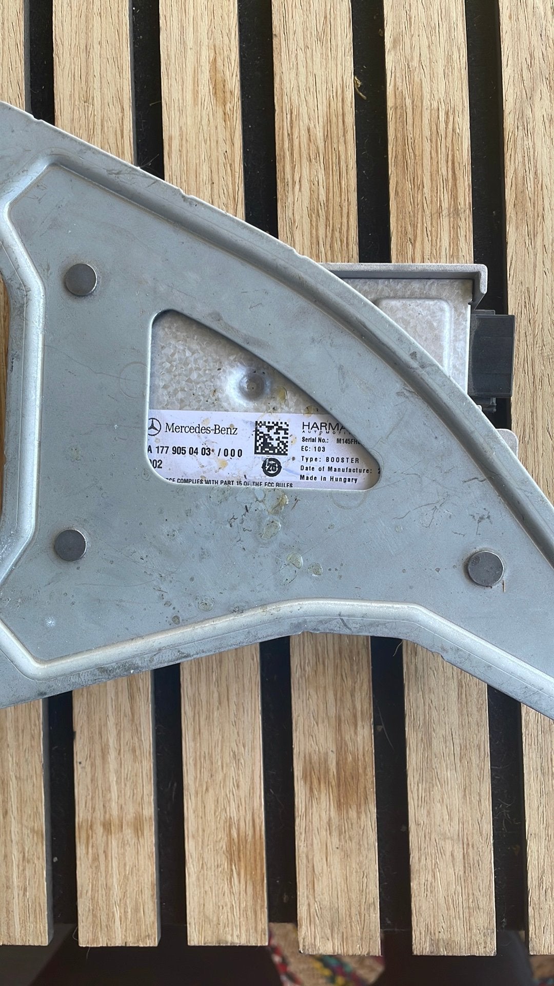 Mercedes-Benz Harman Booster Versterker - A 177 905 04 03, Ophalen