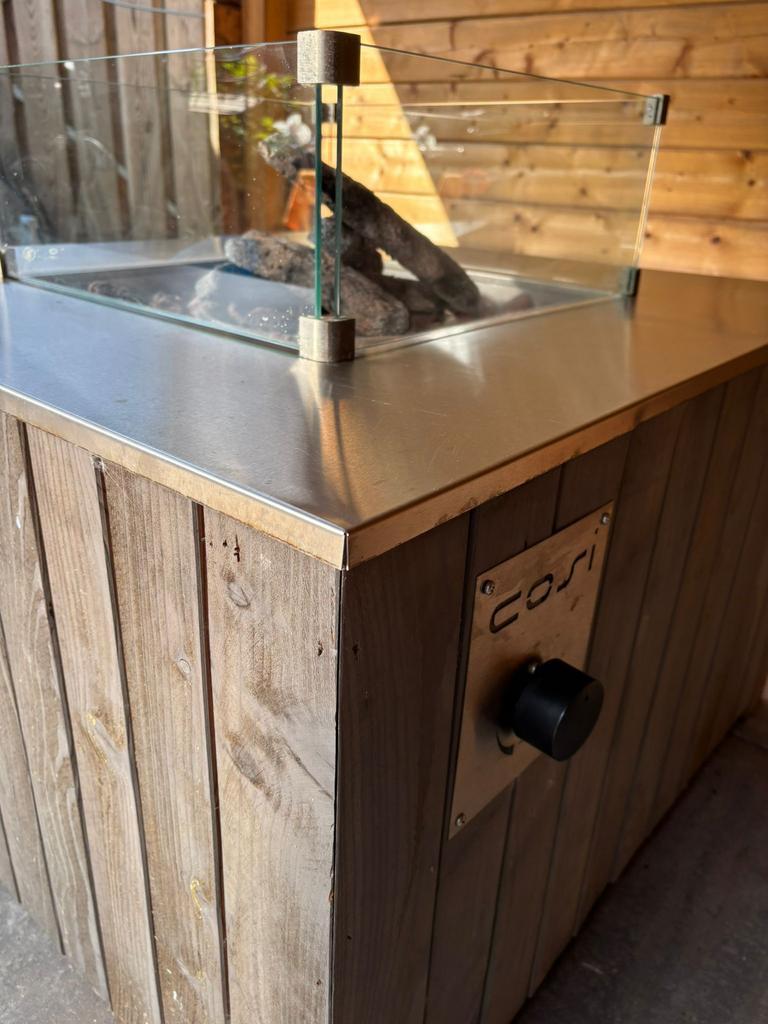 Cosi vuurtafel, Ophalen, Gebruikt