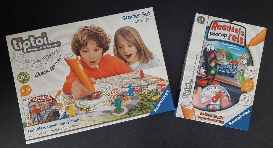 Ravensburger tiptoi Starter Set + Uitbreiding, Ophalen of Verzenden, Zo goed als nieuw, Elektronica, Met geluid