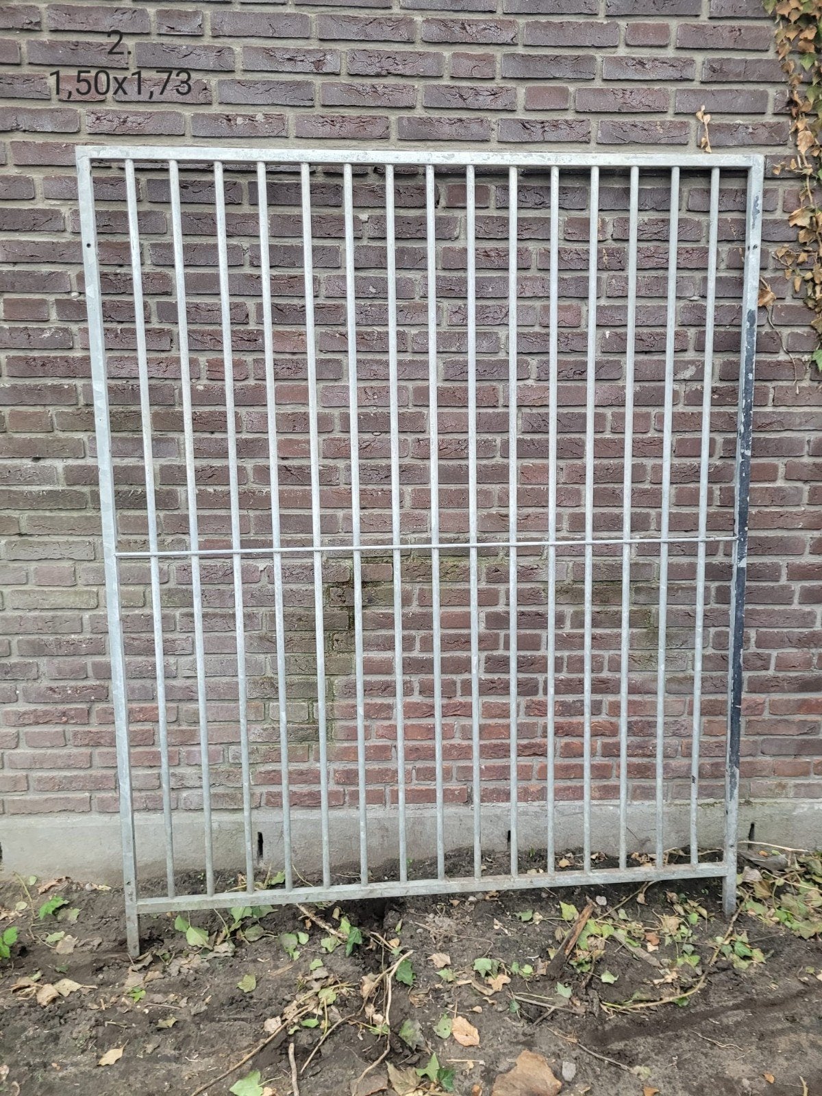 Kenneldelen/ hondenhok gegalvaniseerd., Dieren en Toebehoren, Hondenhokken, Ophalen, Gebruikt, 110 cm of meer, 100 cm of meer