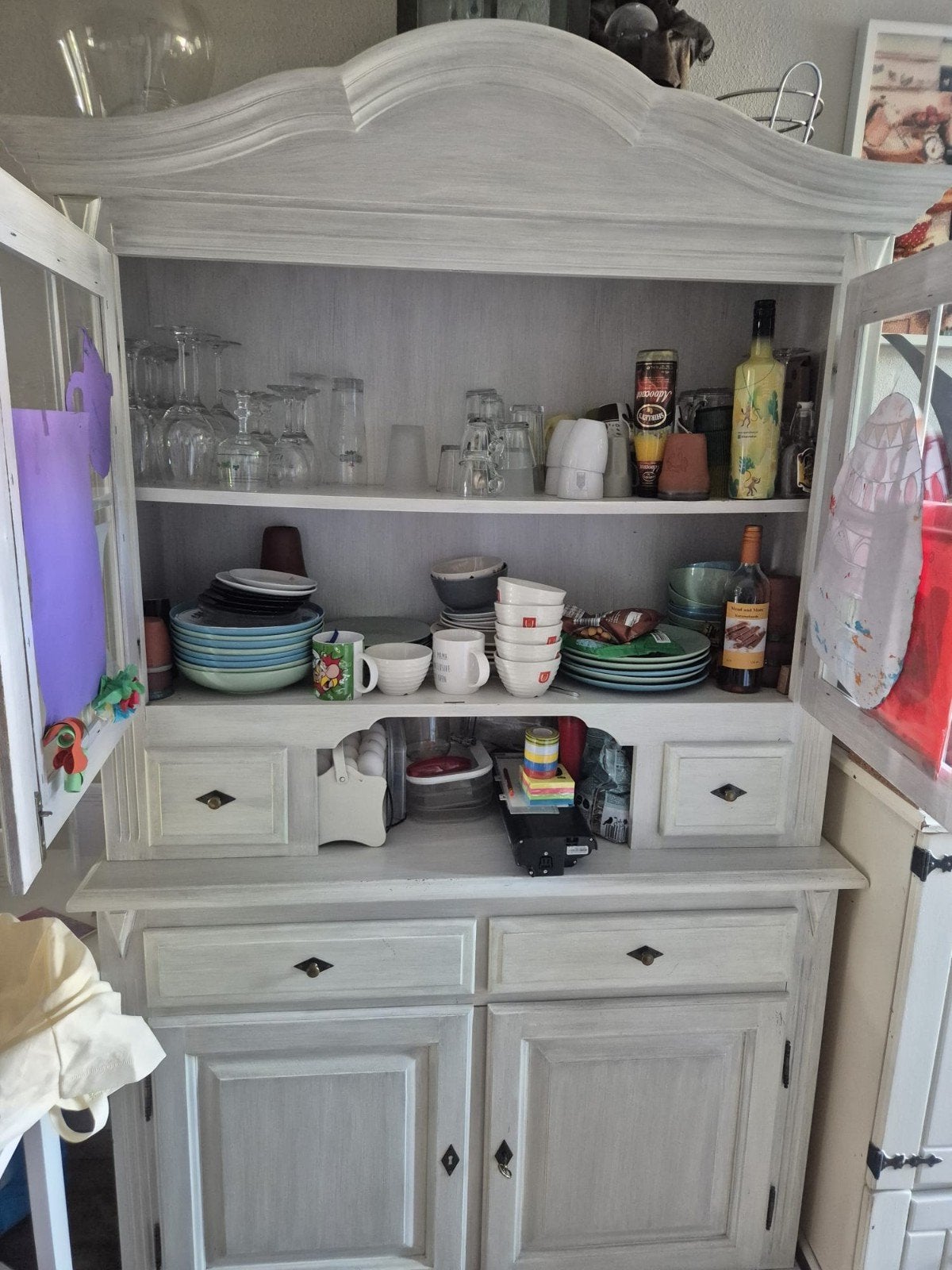 Mooie buffetkast, Huis en Inrichting, Kasten | Buffetkasten, Ophalen, Gebruikt, 200 cm of meer, 25 tot 50 cm