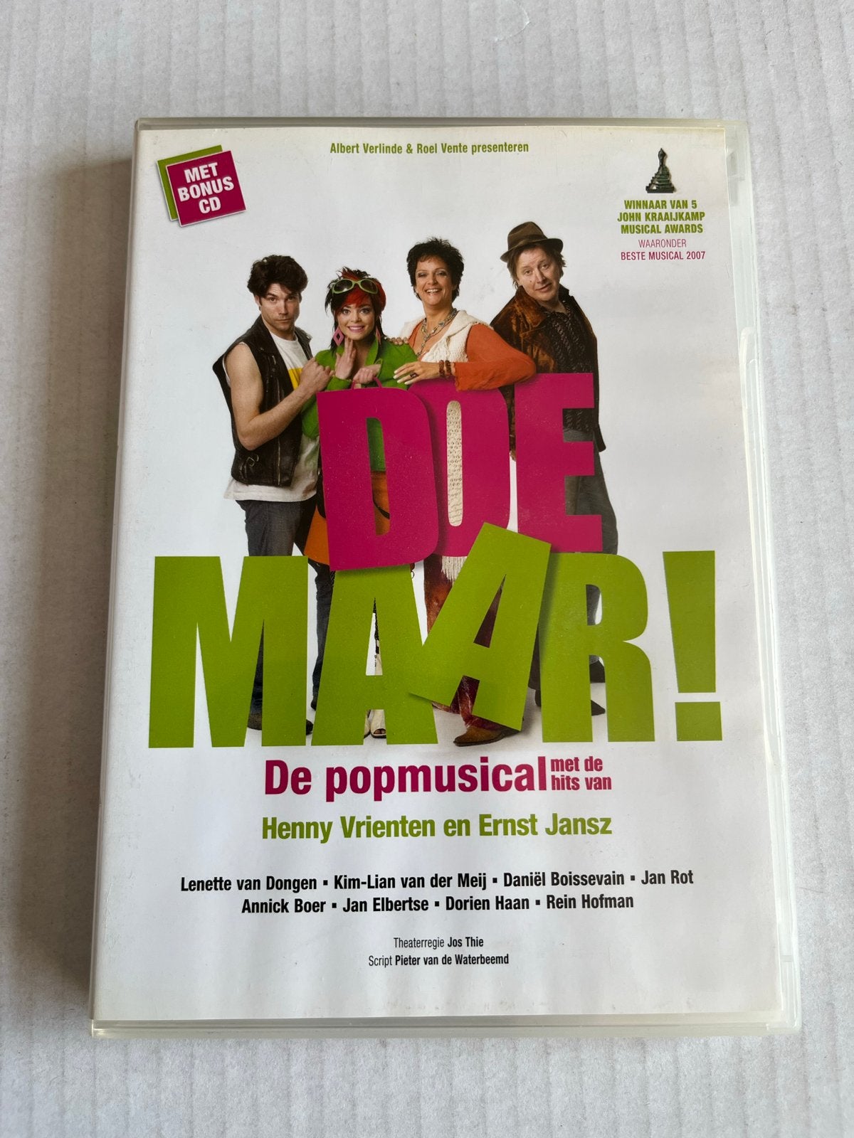 Doe Maar! De Popmusical DVD met Bonus CD, Cd's en Dvd's, Alle leeftijden, Film, Gebruikt, Bonusmateriaal