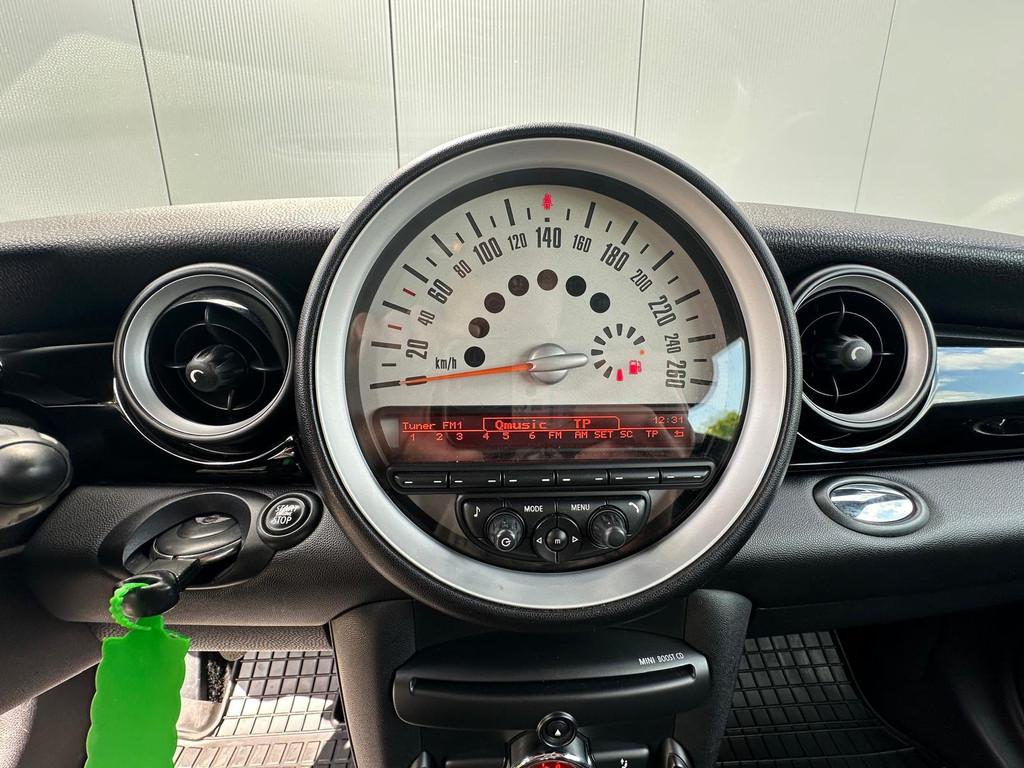 Mini Mini 1.6 One Chili|Bj2012|Airco|Lmv, Voorwielaandrijving, Euro 5, Zwart, 4 stoelen