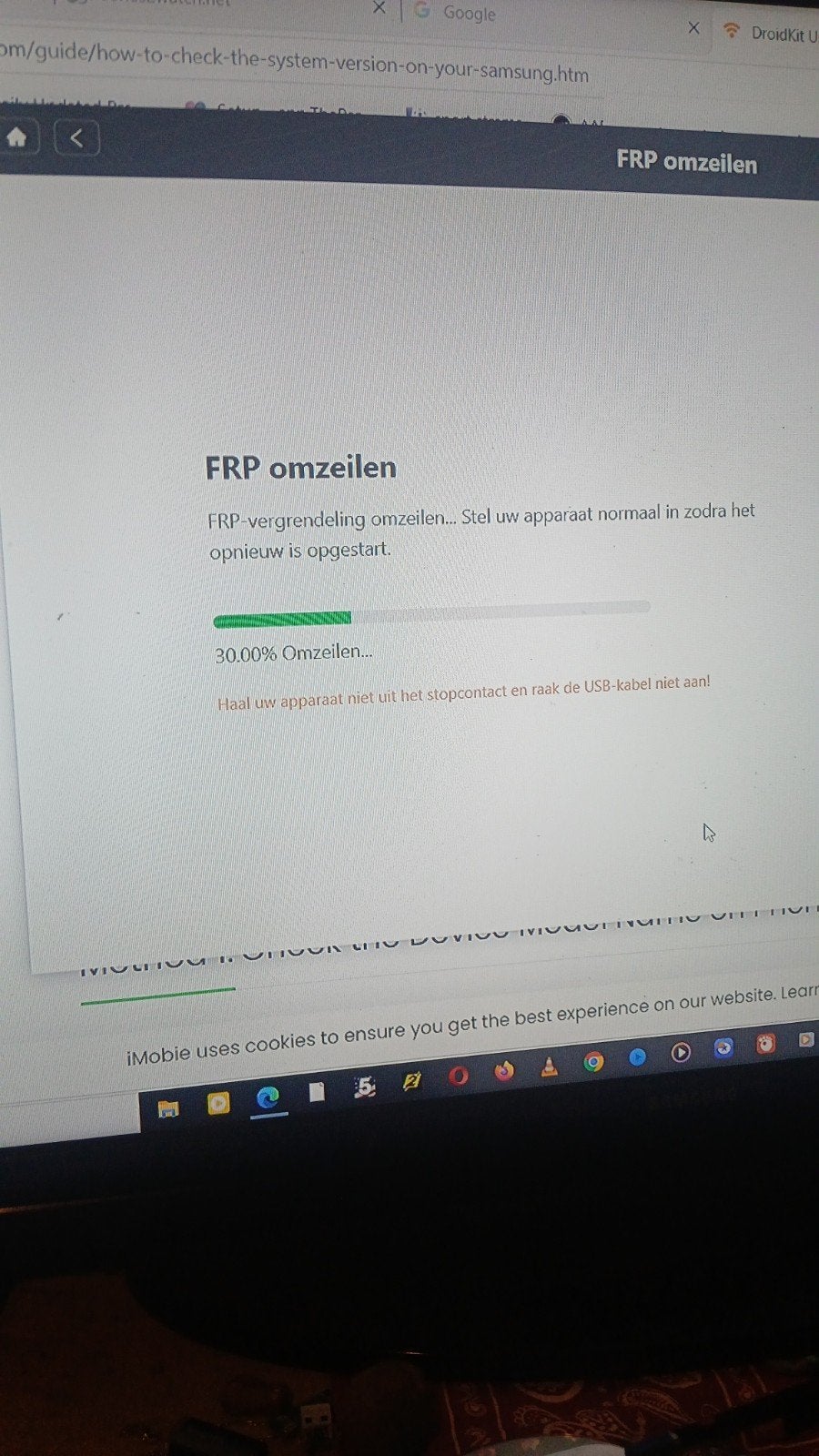 FRP lock verwijderen Android, Ophalen of Verzenden, Zwart