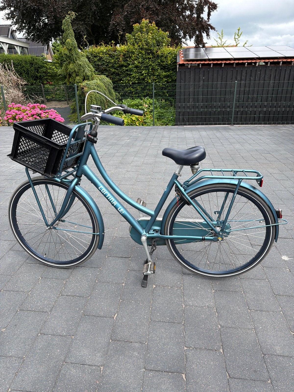 Cortina Damesfiets 28 inch - Blauw, Versnellingen, Trommelrem, Ophalen, Overige merken