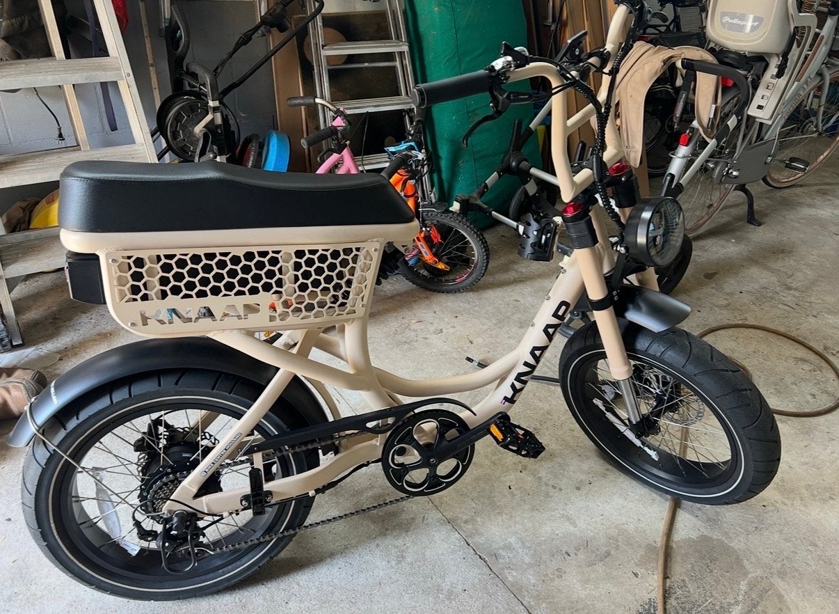 KNAAP Fatbike Beige - Zo goed als nieuw, Zo goed als nieuw, 59 cm of meer, 30 tot 50 km per accu, Ophalen