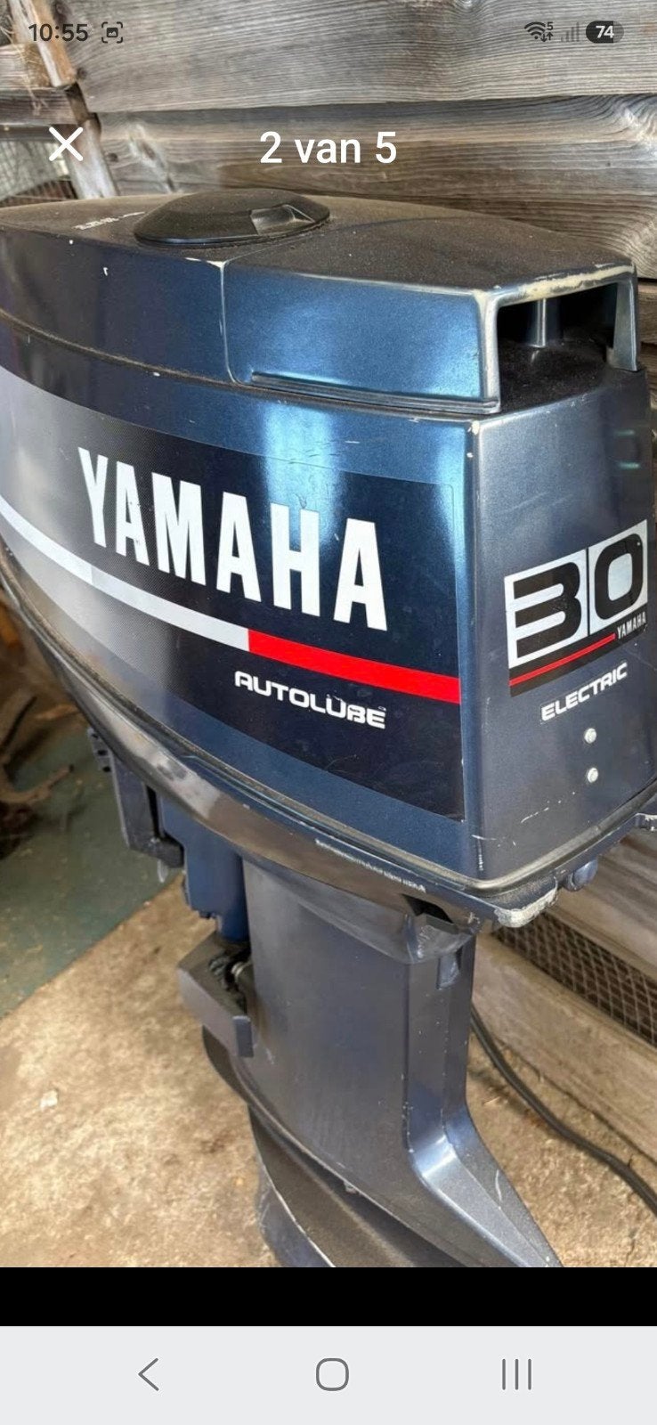 Yamaha 30pk, Ophalen, Gebruikt, Benzine, 30 pk of meer