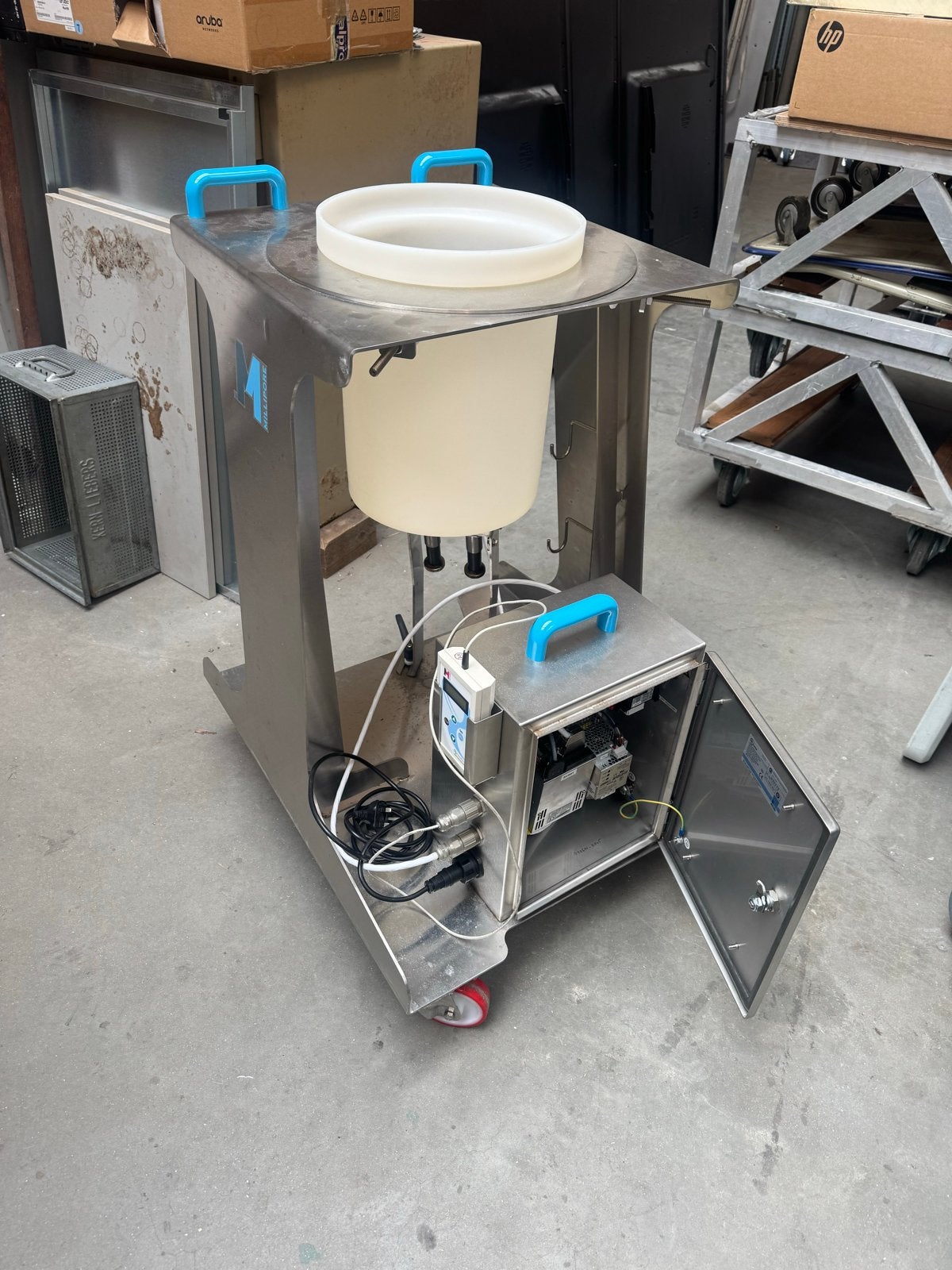 Mobiel Mengsysteem Millipore RVS - Laboratorium/Farmacie, Diversen, Verpleegmiddelen, Ophalen of Verzenden