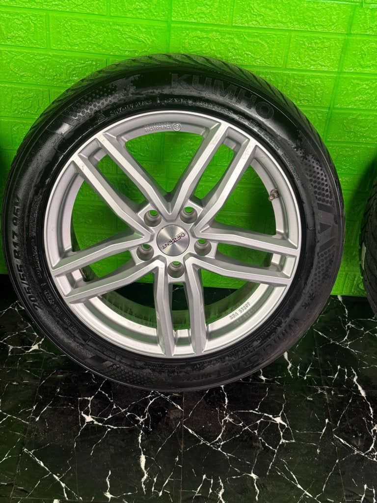 Volkswagen Golf Seat Leon Audi A3 velgen 17" 5x112 winterset, Auto-onderdelen, Niet ingevuld, Gebruikt, Banden en Velgen, Niet ingevuld