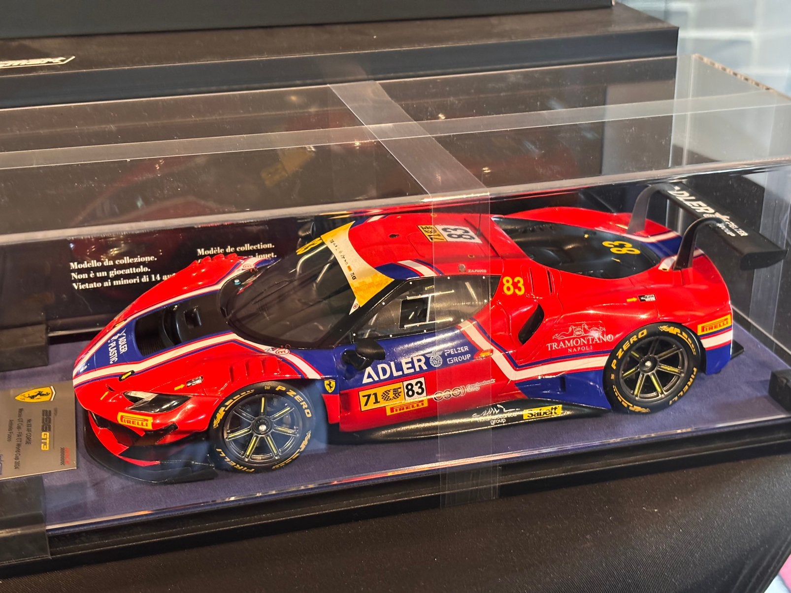 Ferrari 296 gt3 Looksmart 1:18 ! C4F, ., Looksmart, Nieuw, Ophalen of Verzenden